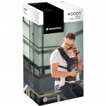 Μάρσιπος Hoody Fly knit Black Kikka boo