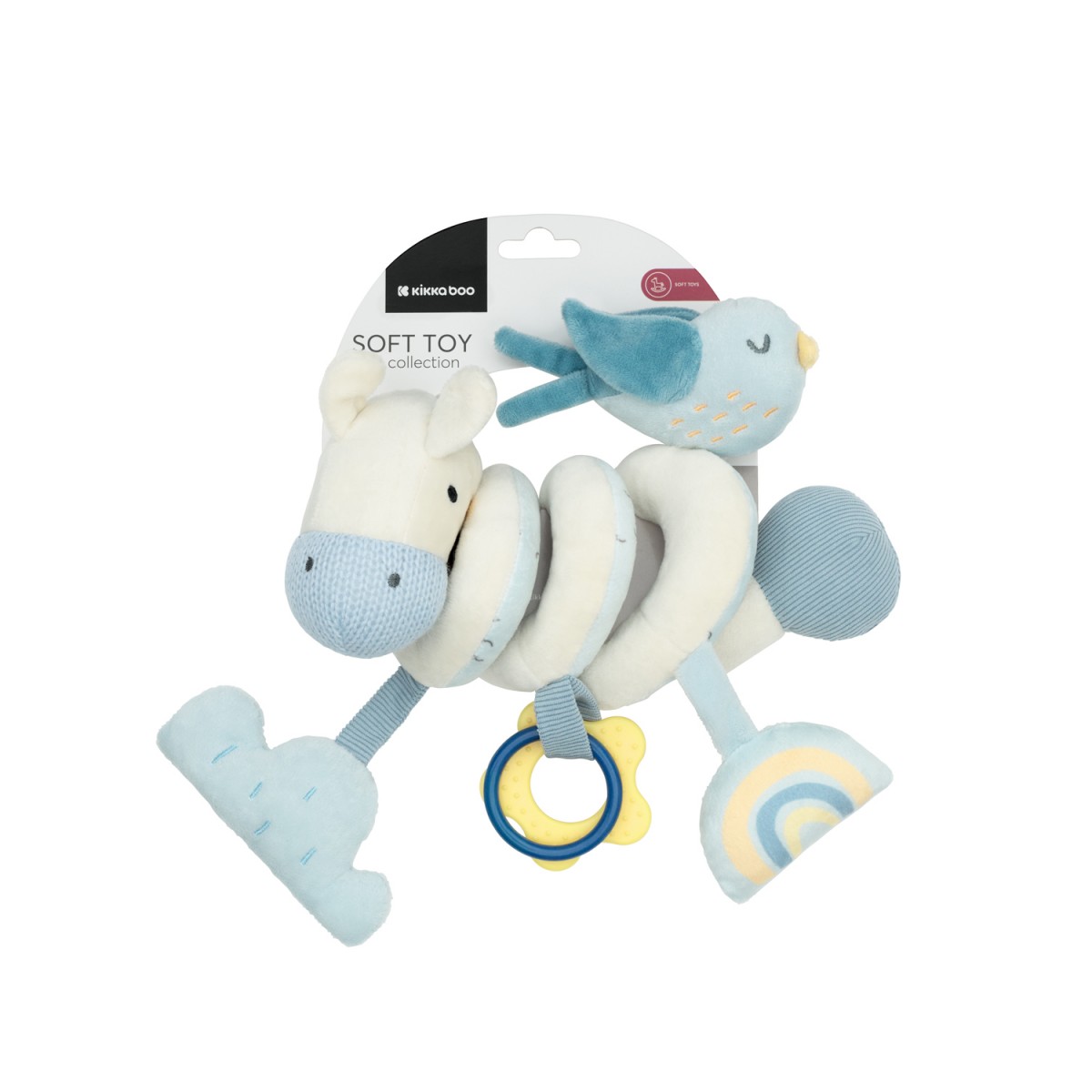 Οριζόντιο σπιράλ για Καρότσι ή Κούνια Kikka Boo Stripy Friends