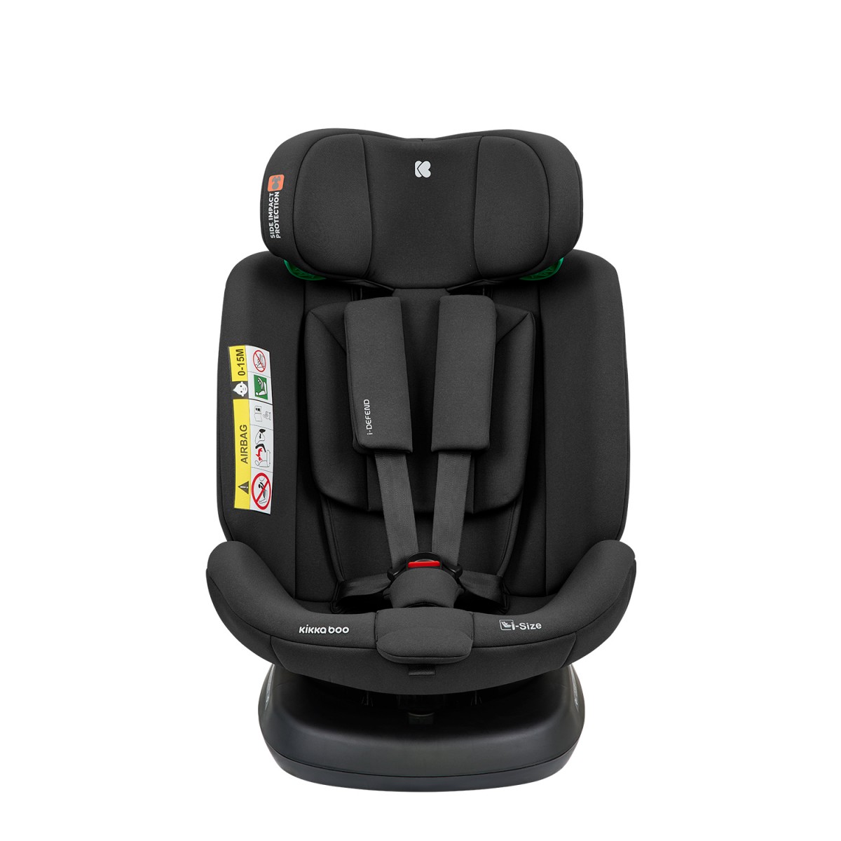 Κάθισμα Αυτοκινήτου i-Defend i-Size Isofix 40-150cm (0-36kg) 360° Kikka boo Black
