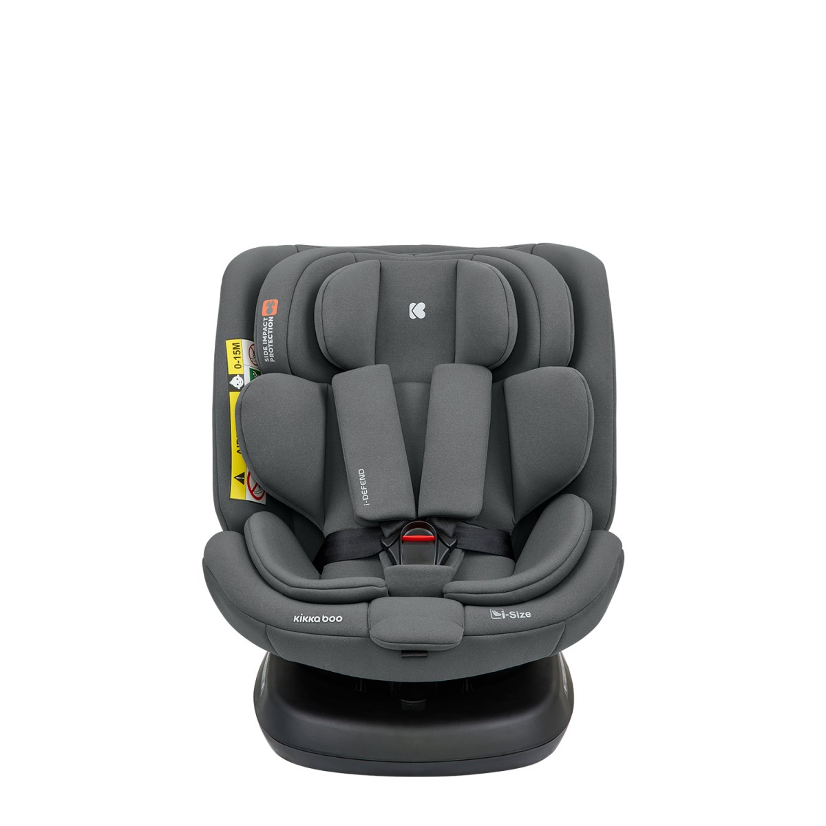 Κάθισμα Αυτοκινήτου i-Defend i-Size Isofix 40-150cm (0-36kg) 360° Kikka boo Grey