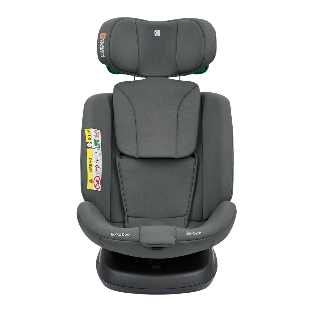 Κάθισμα Αυτοκινήτου i-Defend i-Size Isofix 40-150cm (0-36kg) 360° Kikka boo Grey