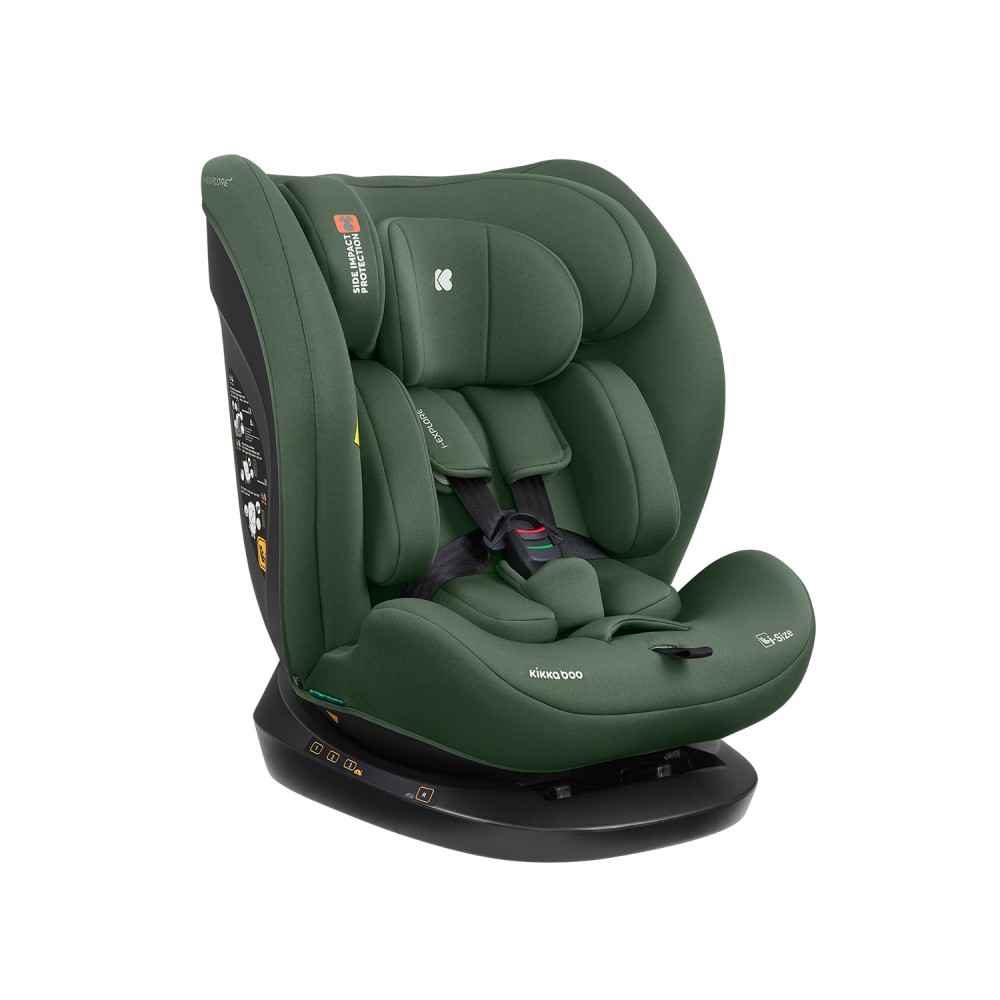 Kikka Boo - Car seat 40-150 cm i-Explore 2 i-SIZE Green