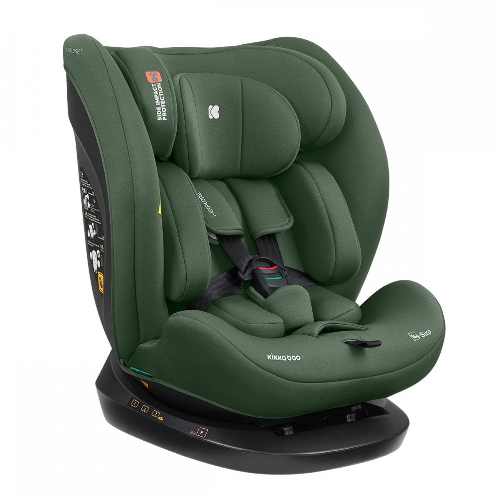 Kikka Boo - Car seat 40-150 cm i-Explore 2 i-SIZE Green