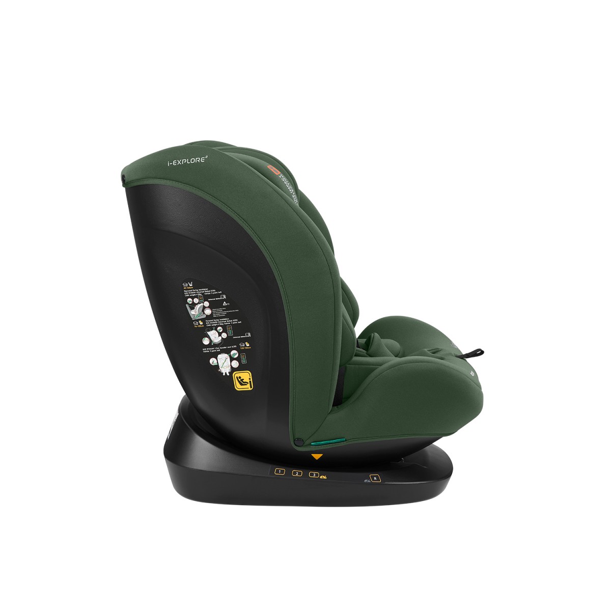 Kikka Boo - Car seat 40-150 cm i-Explore 2 i-SIZE Green