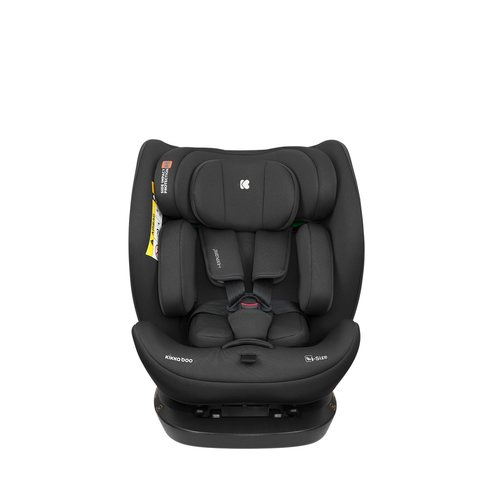 Kikka Boo - Car seat 40-150 cm i-Explore 2 i-SIZE Black 