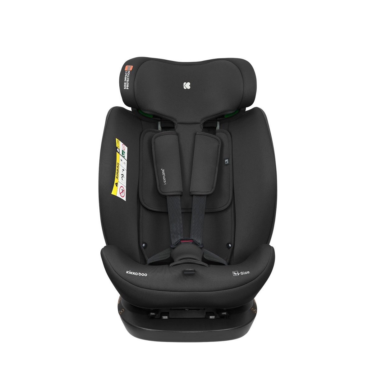 Kikka Boo - Car seat 40-150 cm i-Explore 2 i-SIZE Black