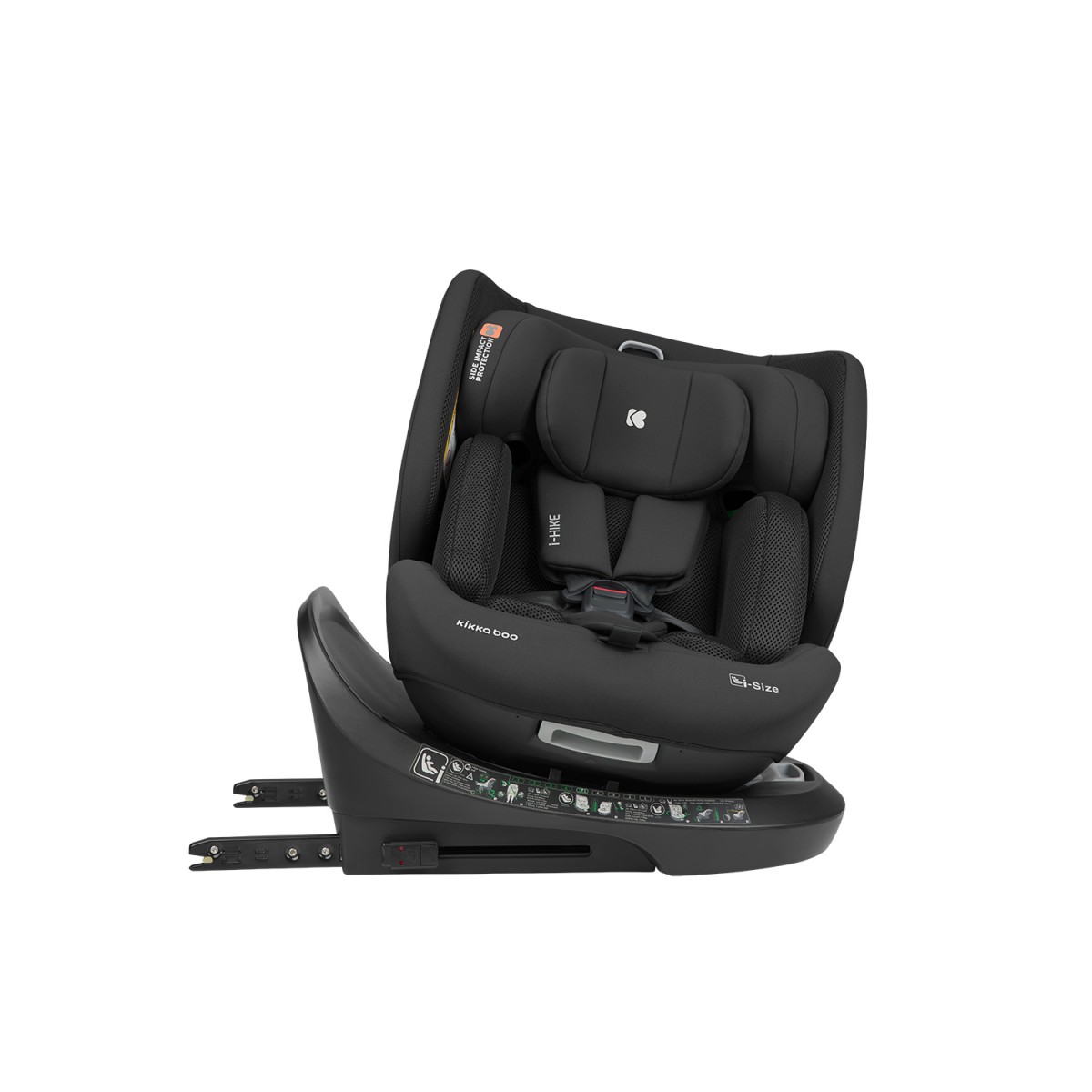 Κάθισμα Αυτοκινήτου Kikka boo i-Hike i-SIZE 40-150cm Black 2025 Κάθισμα Αυτοκινήτου Kikka boo i-Hike i-SIZE 40-150cm Black 2025