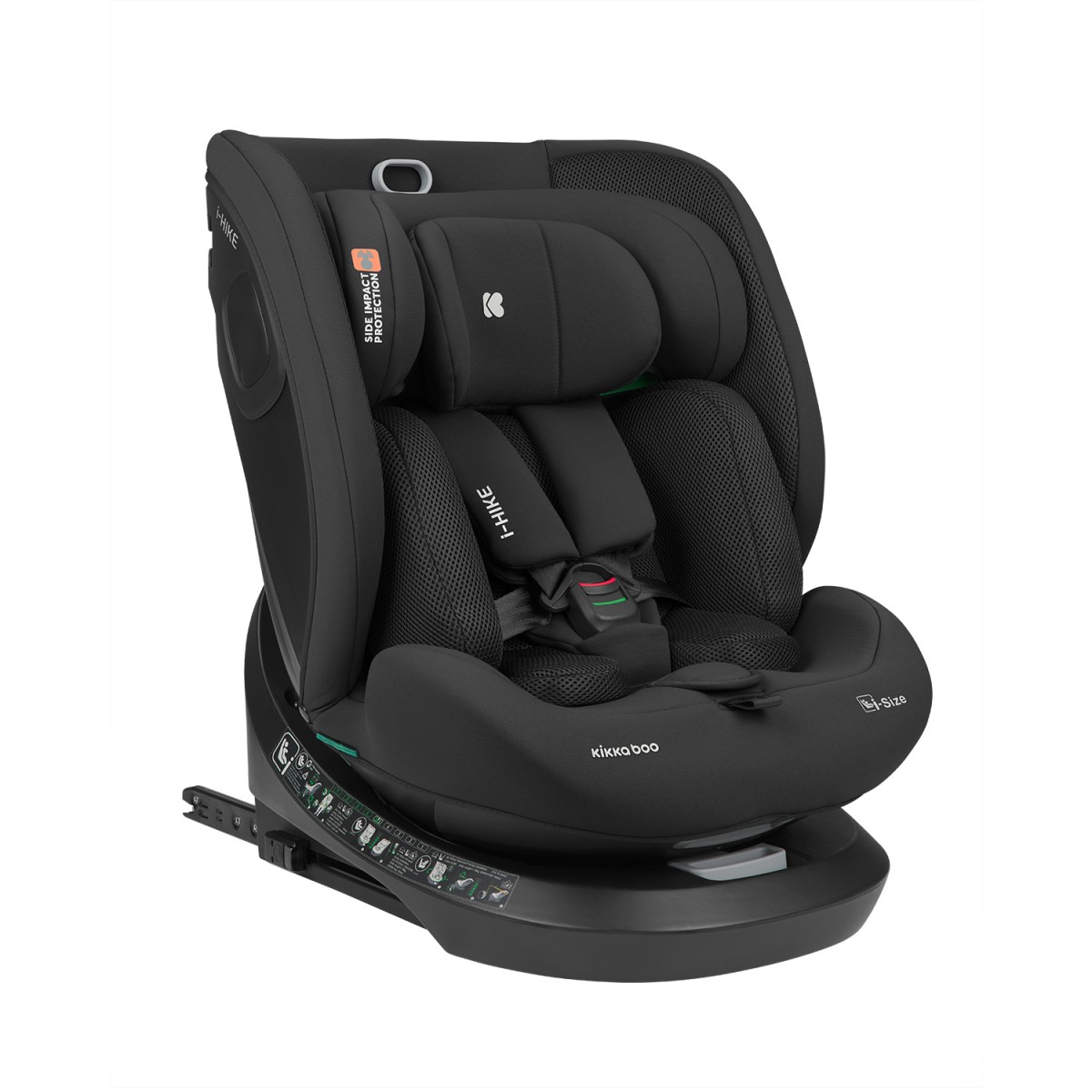 Κάθισμα Αυτοκινήτου Kikka boo i-Hike i-SIZE 40-150cm Black 2025 Κάθισμα Αυτοκινήτου Kikka boo i-Hike i-SIZE 40-150cm Black 2025