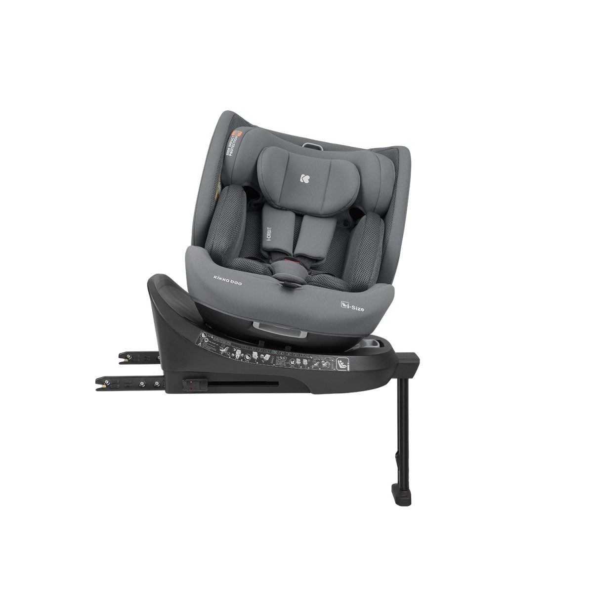 Κάθισμα Αυτοκινήτου i-Size 40-150cm i-Orbit 360° Kikka boo 2025 Light Grey