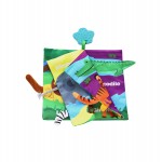 Εκπαιδευτικό Υφασμάτινο Βιβλίο για Μωρά με Μασητικό Jungly Tails Kikka boo