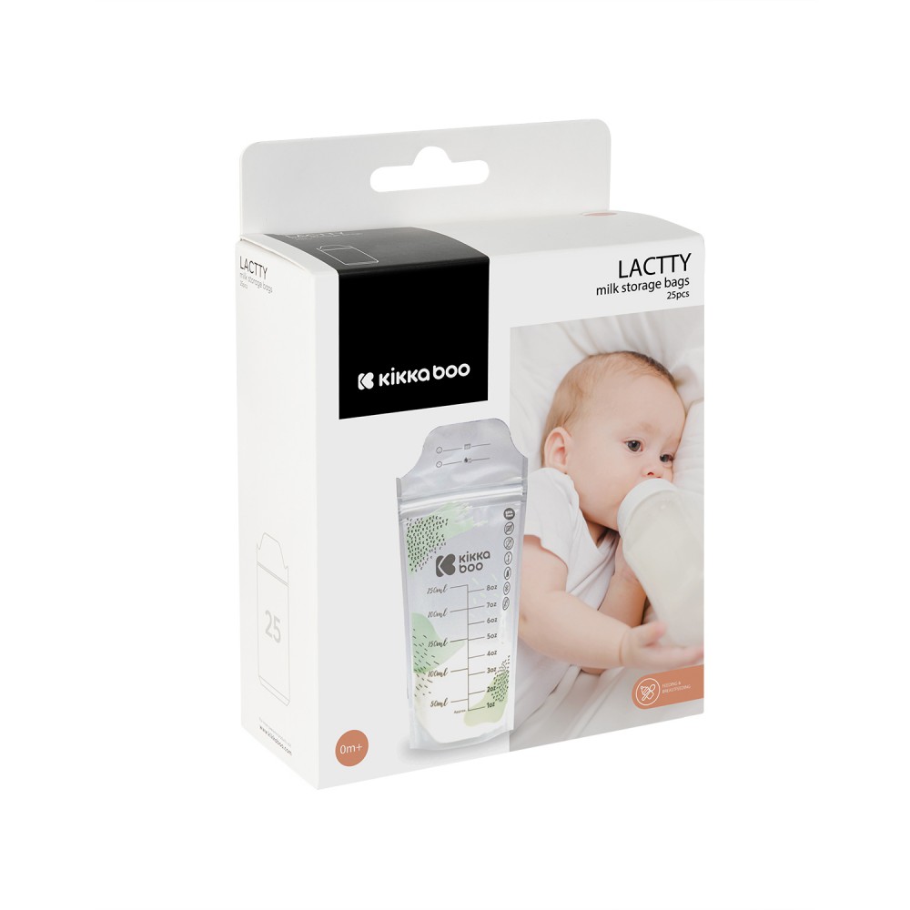 Σακουλάκια Αποθήκευσης Μητρικού Γάλακτος Lactty 25τμχ. Kikka boo