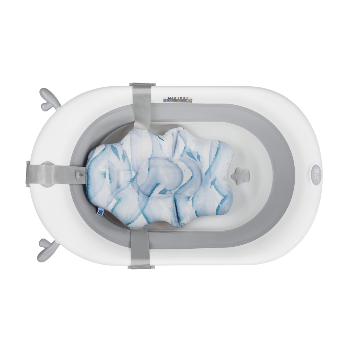 Μαλακό μαξιλαράκι Μπάνιου Kikka Boo Sea shell blue