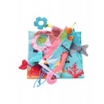 Εκπαιδευτικό Υφασμάτινο Βιβλίο για Μωρά με Μασητικό Ocean Animals  Kikka boo