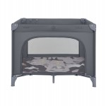 Παρκοκρέβατο Τετράγωνο Enjoy North America Grey 100x100cm Kikka boo