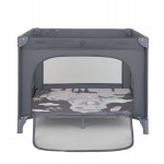 Παρκοκρέβατο Τετράγωνο Enjoy North America Grey 100x100cm Kikka boo