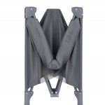 Παρκοκρέβατο Τετράγωνο Enjoy North America Grey 100x100cm Kikka boo