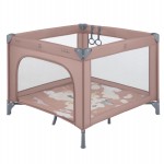 Παρκοκρέβατο Τετράγωνο Enjoy North America Pink 100x100cm Kikka boo