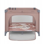 Παρκοκρέβατο Τετράγωνο Enjoy North America Pink 100x100cm Kikka boo