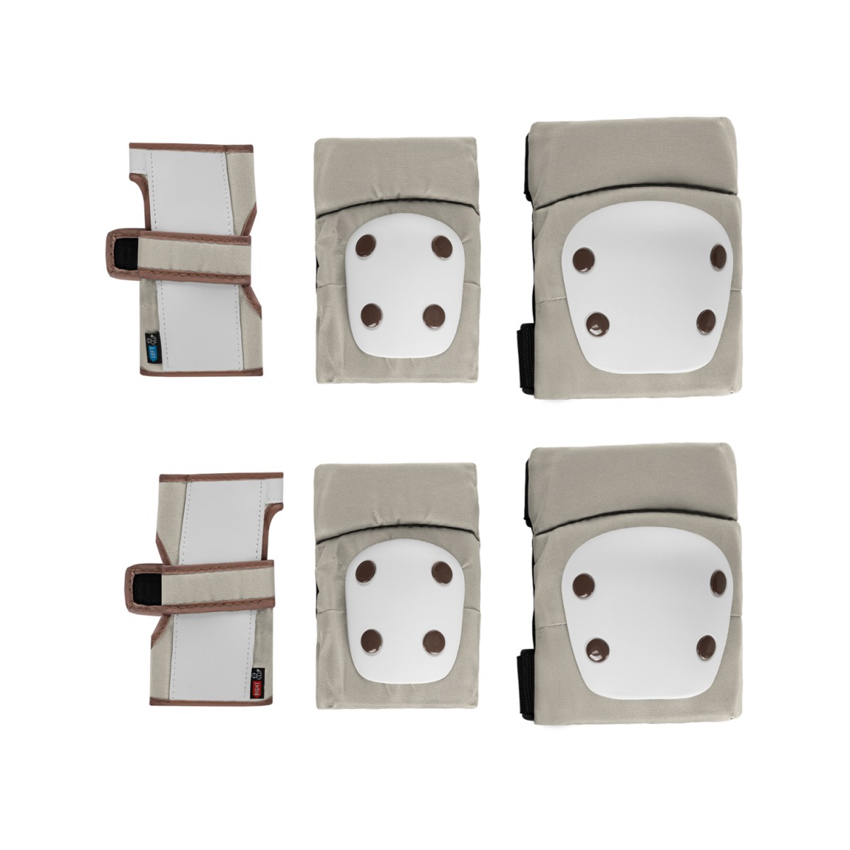 Σετ Επιγονατίδες Επιαγκωνίδες Kikka Boo Μπεζ