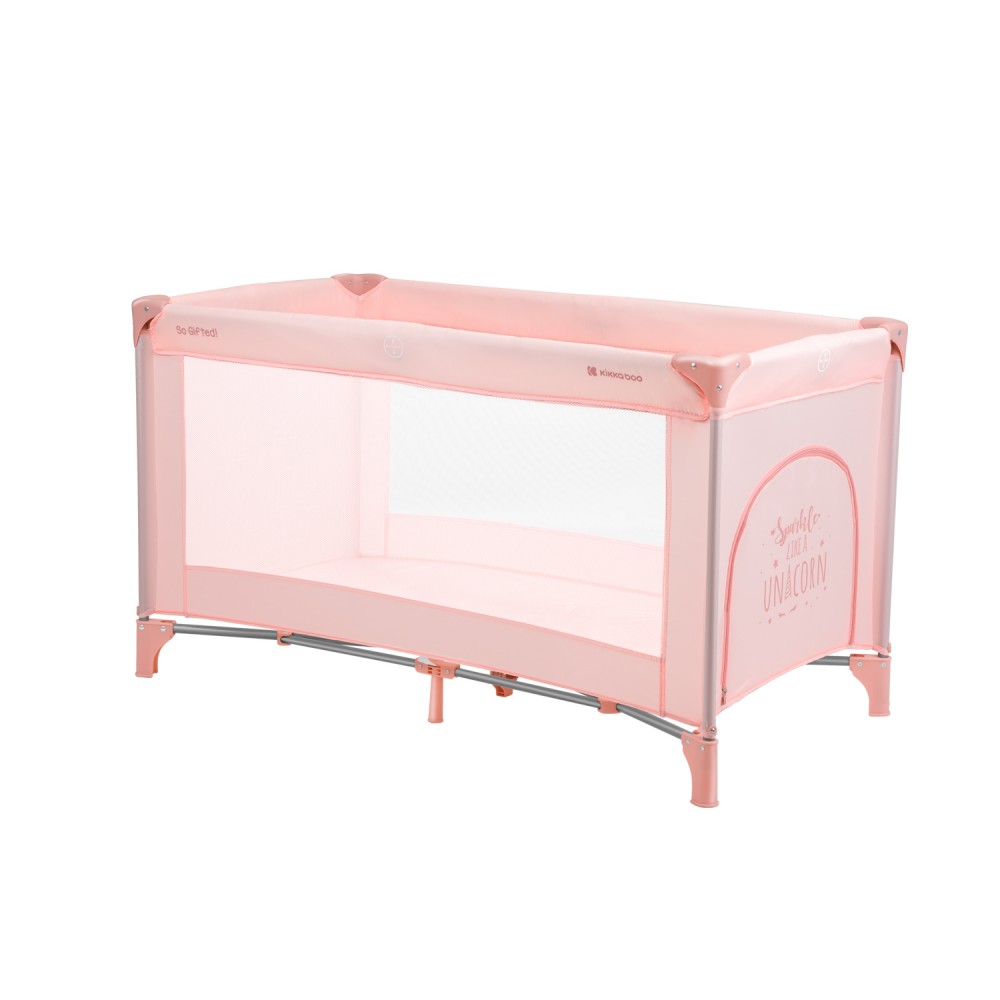 Kikka Boo Παρκοκρέβατο 1 επιπέδου So Gifted Pink 2023
