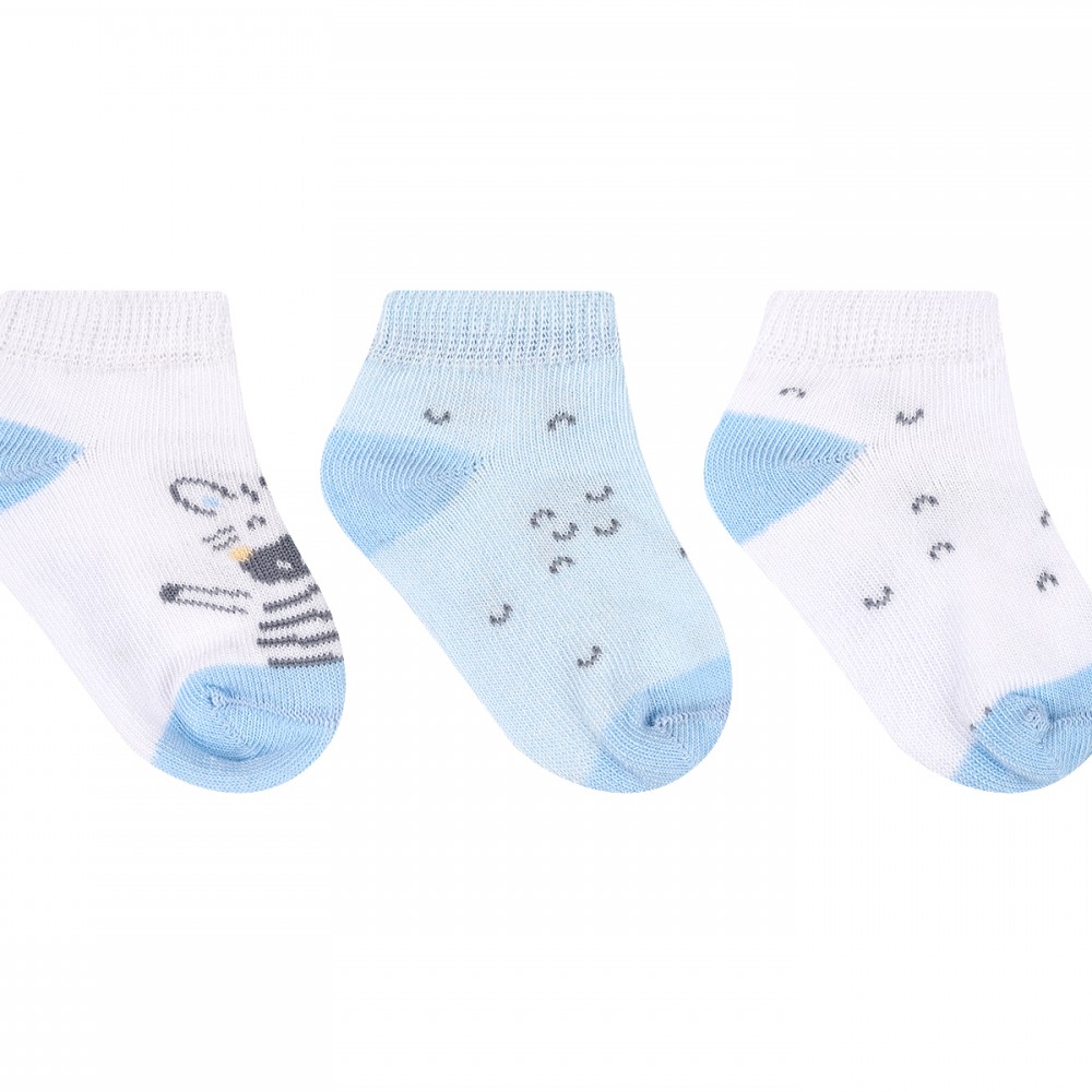 Βρεφικές καλοκαιρινές κάλτσες Stripy Friends  0–6 μηνών