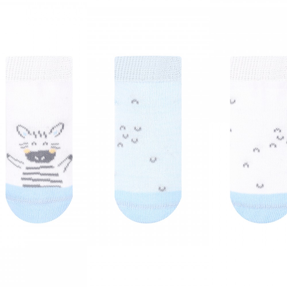 Βρεφικές καλοκαιρινές κάλτσες Stripy Friends  0–6 μηνών