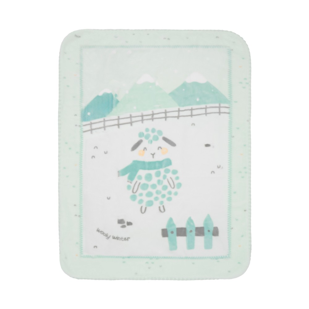 Kikka Boo Κουβέρτα Αγκαλιάς βελουτέ Sleepy Sheep  80×110εκ.