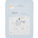 Kikka Boo Κουβέρτα Κούνιας βελουτέ Stripy Friends 110×140εκ.