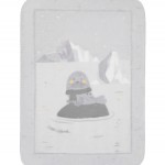 Kikka Boo Κουβέρτα Κούνιας βελουτέ Seally Me 110×140εκ.