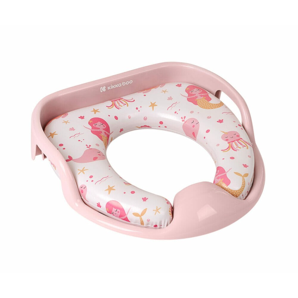 Κάθισμα Μαλακό Τουαλέτας με Λαβές Sea World Pink Kikkaboo