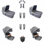 Go 2 δίδυμο σύστημα μεταφοράς dark grey