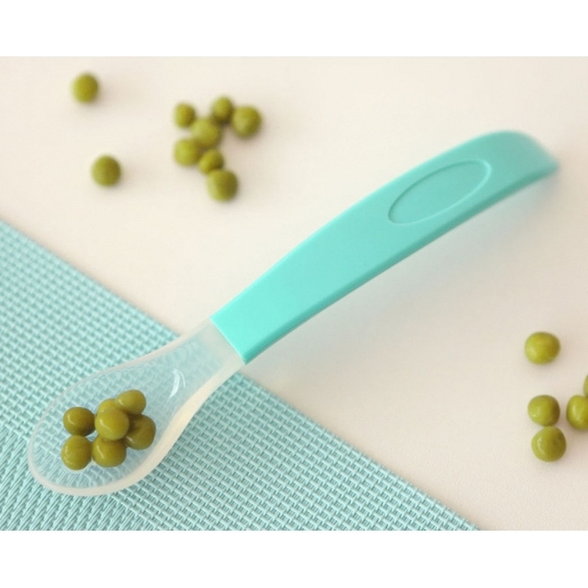 Kiokids Step 2 Εύκαμπτο Σιλικονούχο Κουταλάκι Για 6+ Μηνών Σιέλ Kiokids Step 2 Εύκαμπτο Σιλικονούχο Κουταλάκι Για 6+ Μηνών Σιέλ