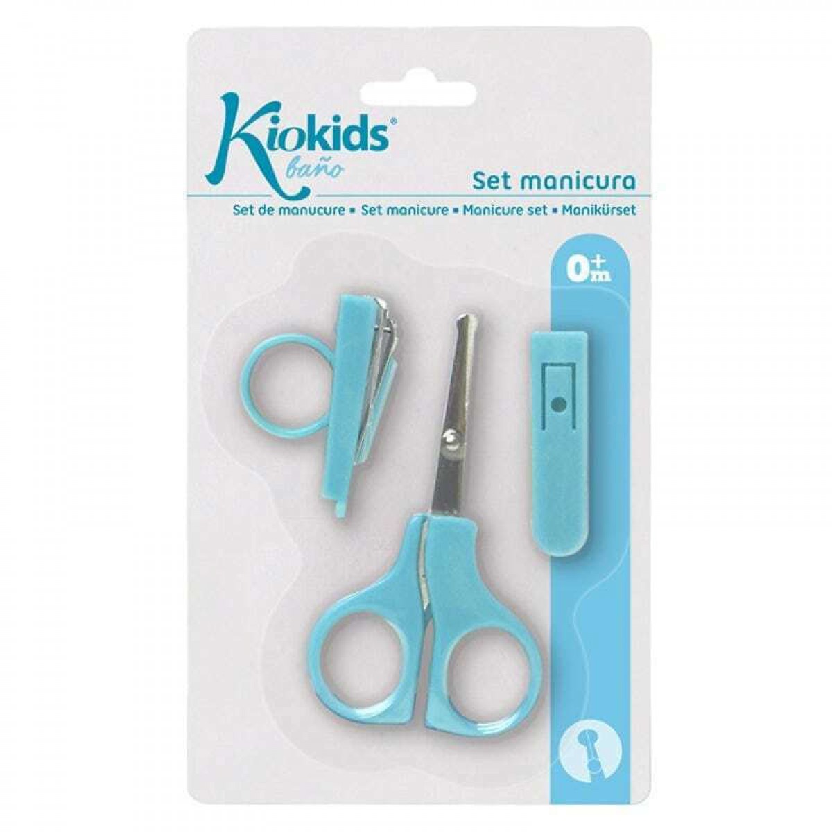 Σετ Ψαλιδάκι Ασφαλείας Νυχοκόπτης Σιέλ  0+Μ