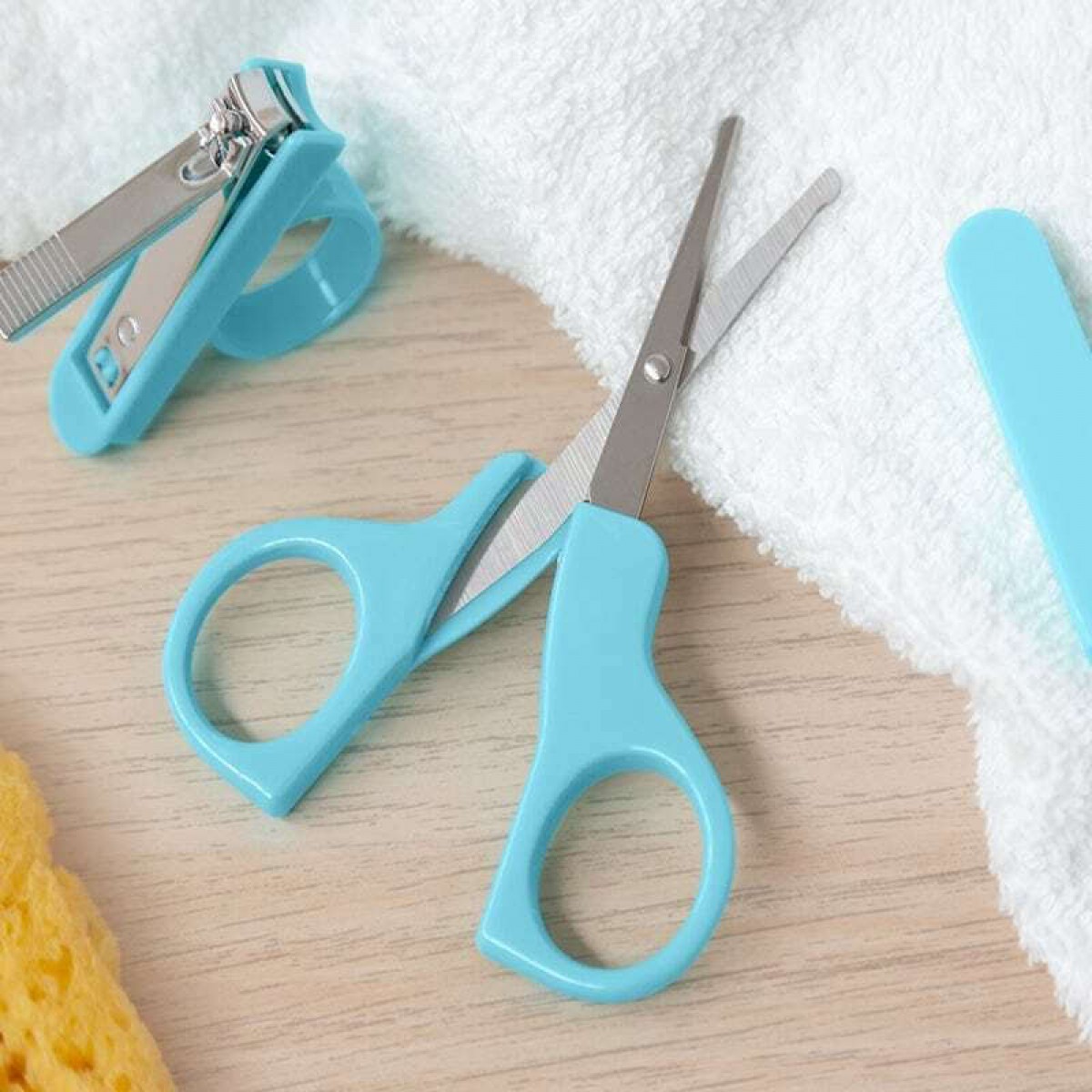 Σετ Ψαλιδάκι Ασφαλείας Νυχοκόπτης Σιέλ  0+Μ