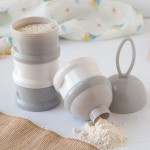 Δοσομετρητής Kiokids σκόνης γάλακτος 4 θέσεων Γκρι | 340ml.