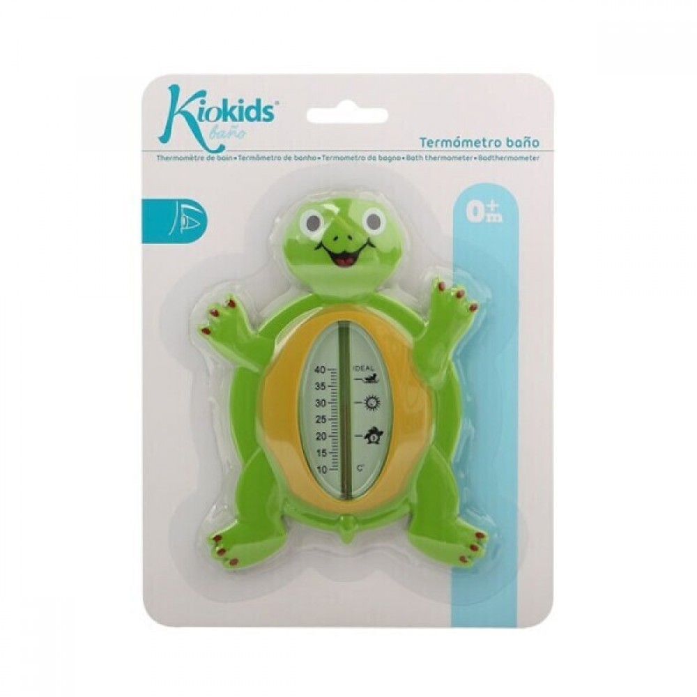 Kiokids Αναλογικό Θερμόμετρο Μπάνιου Πράσινη Χελώνα