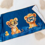 Πετσέτα Παραλίας Microfiber Safari Fun Blue 75x150εκ. Πετσέτα Παραλίας Microfiber Safari Fun Blue 75x150εκ.
