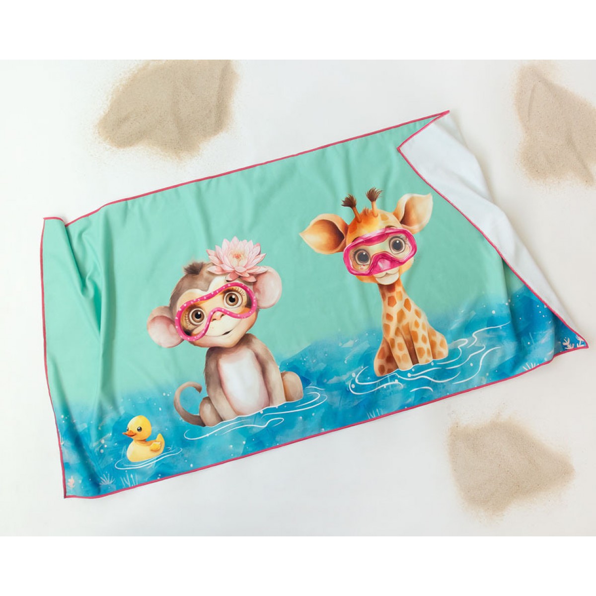 Πετσέτα Παραλίας Microfiber Safari Fun Fuchsia 75x150εκ. Πετσέτα Παραλίας Microfiber Safari Fun Fuchsia 75x150εκ.