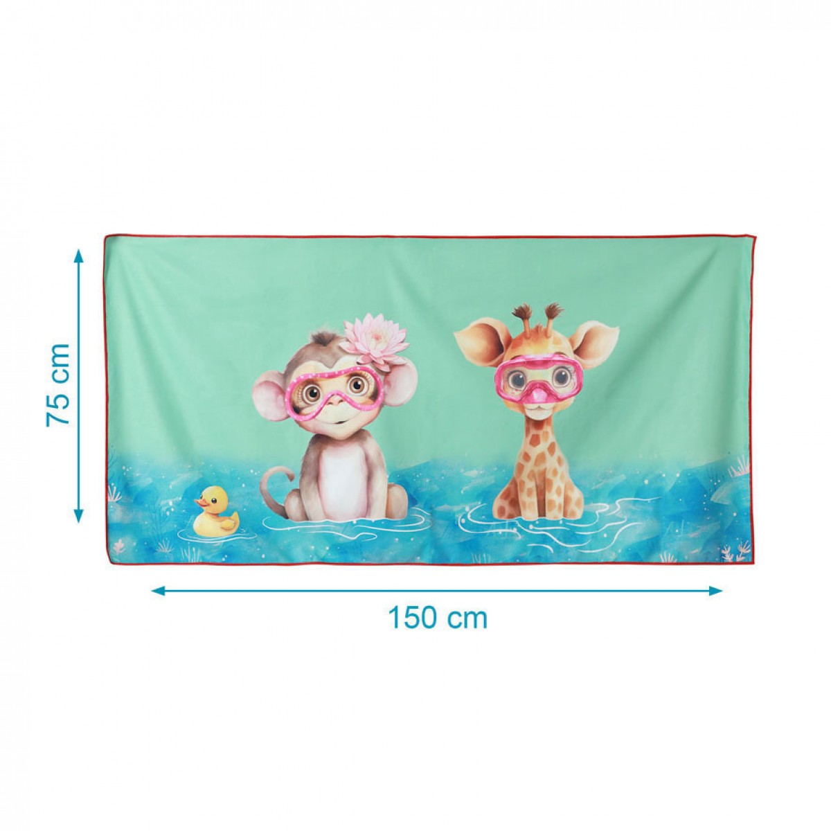 Πετσέτα Παραλίας Microfiber Safari Fun Fuchsia 75x150εκ. Πετσέτα Παραλίας Microfiber Safari Fun Fuchsia 75x150εκ.