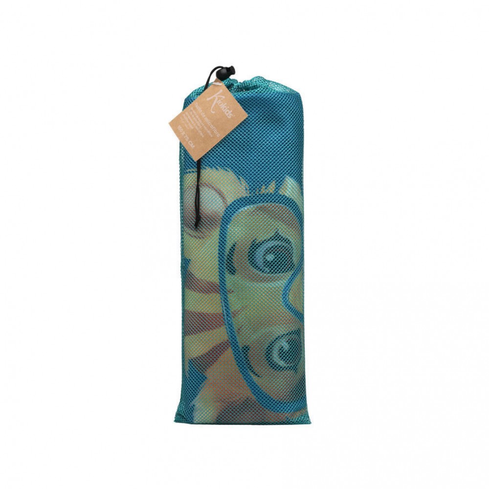 Πετσέτα Παραλίας Microfiber  Safari Fun Blue  75x150εκ.