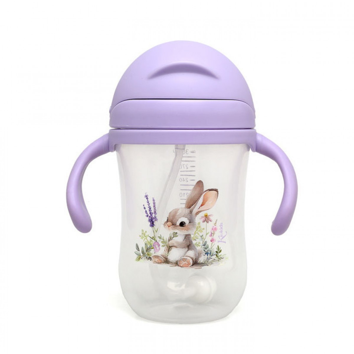 Παγούρι με Λαβές Lavender Bunny 300ml.6M+ Παγούρι με Λαβές Lavender Bunny 300ml.6M+