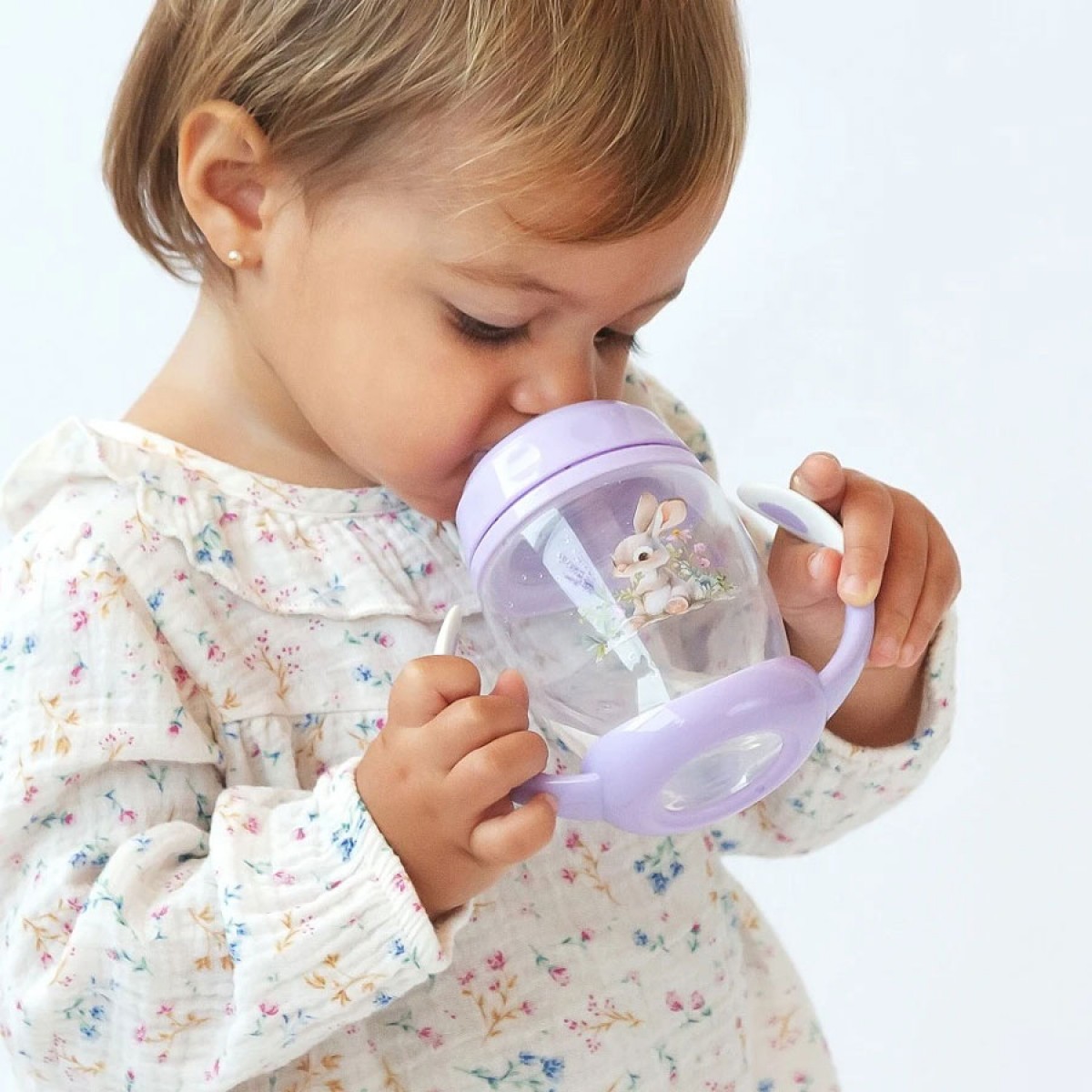Εκπαιδευτικό Ποτηράκι Lavender Bunny 1ο Βήμα 270ml 6+Μ Εκπαιδευτικό Ποτηράκι Lavender Bunny 1ο Βήμα 270ml 6+Μ
