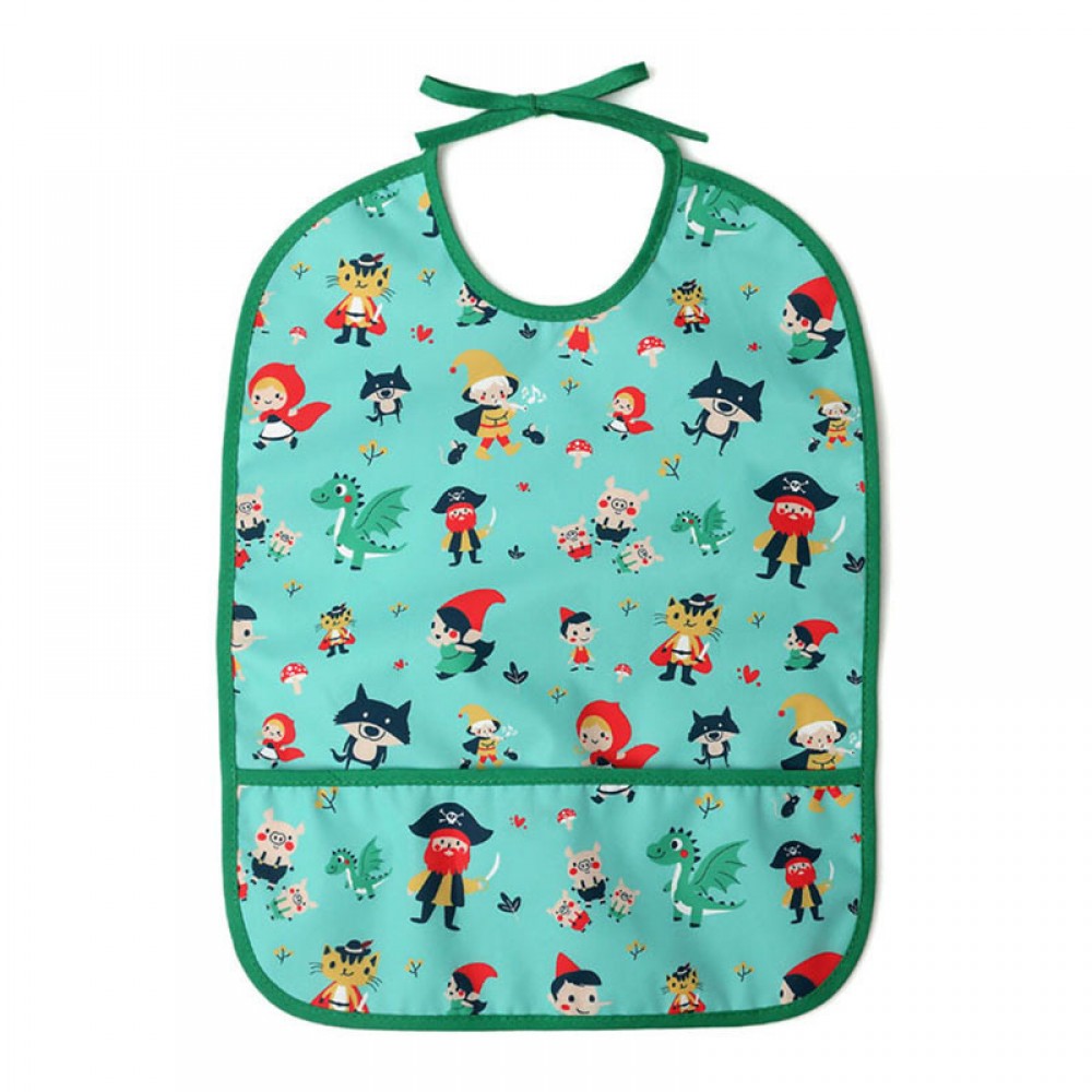 Σαλιάρα Με Κορδόνια Για 4+ Μηνών Tales Μέντα Kiokids Back To School