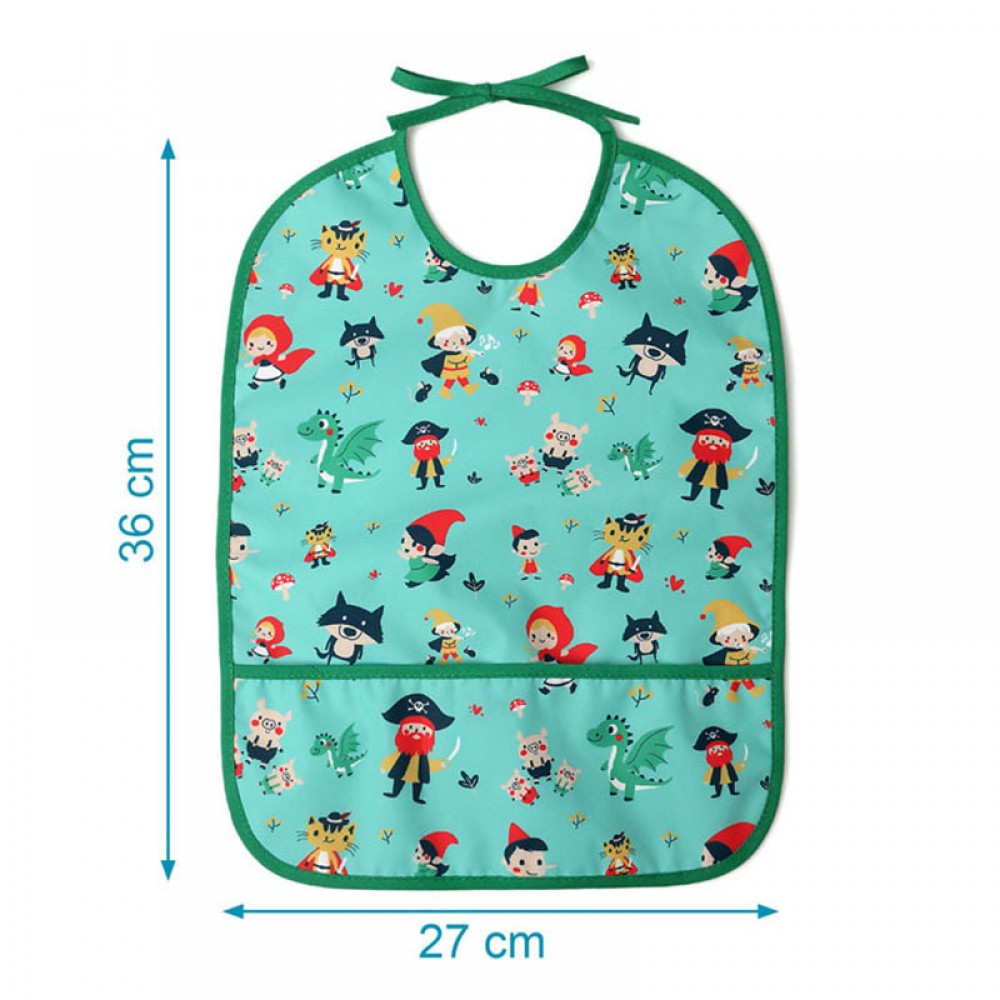 Σαλιάρα Με Κορδόνια Για 4+ Μηνών Tales Μέντα Kiokids Back To School