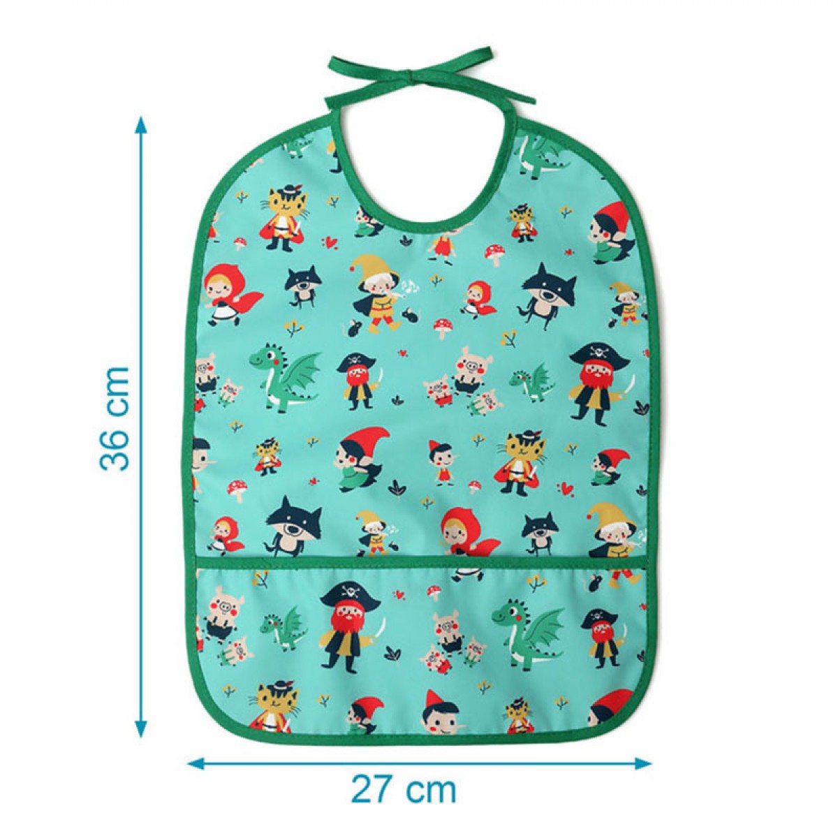 Σαλιάρα Με Κορδόνια Για 4+ Μηνών Tales Μέντα Kiokids Back To School