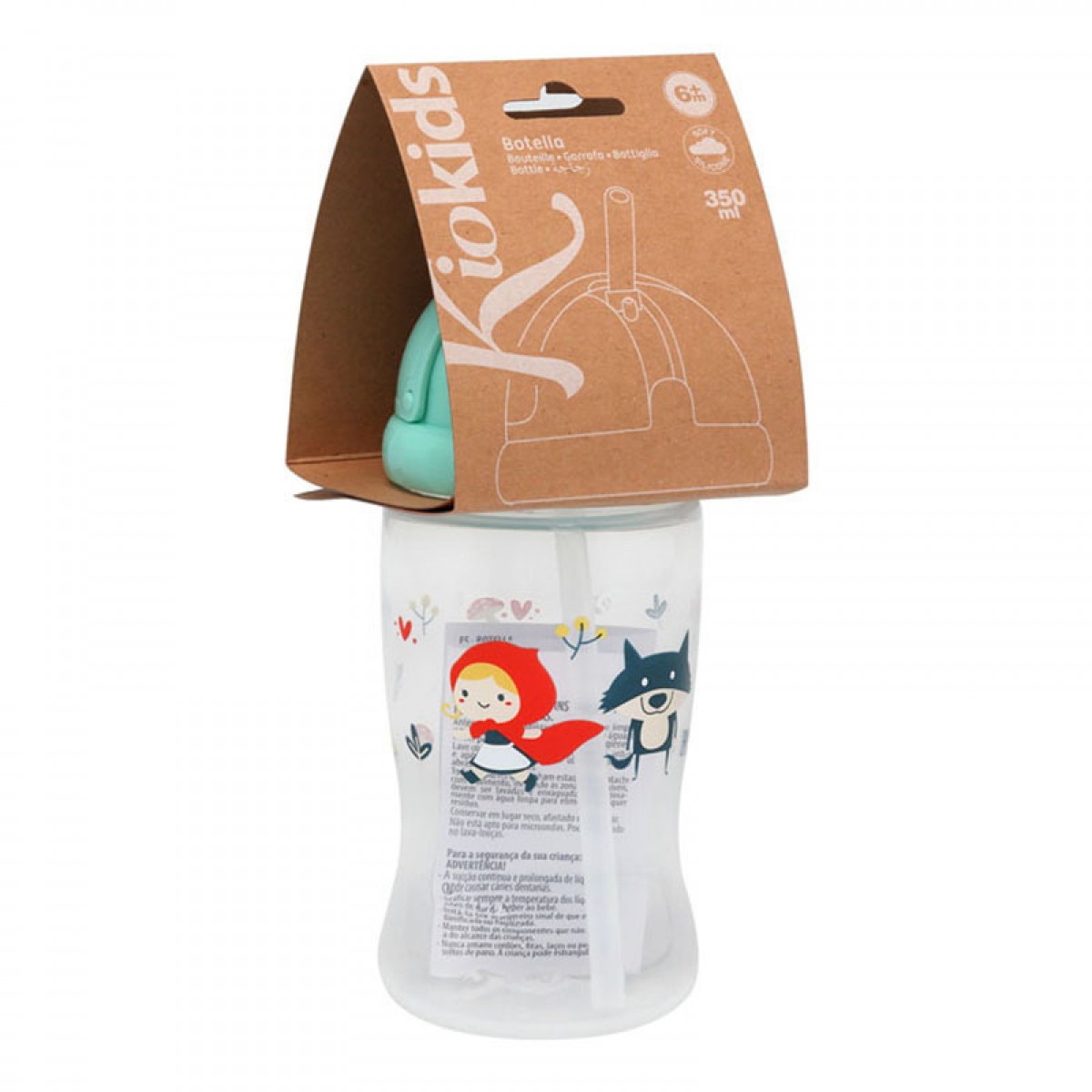 Παγούρι Νερού Κοκκινοσκουφίτσα 350ml. 6m+ Kiokids Παγούρι Νερού Κοκκινοσκουφίτσα 350ml. 6m+ Kiokids