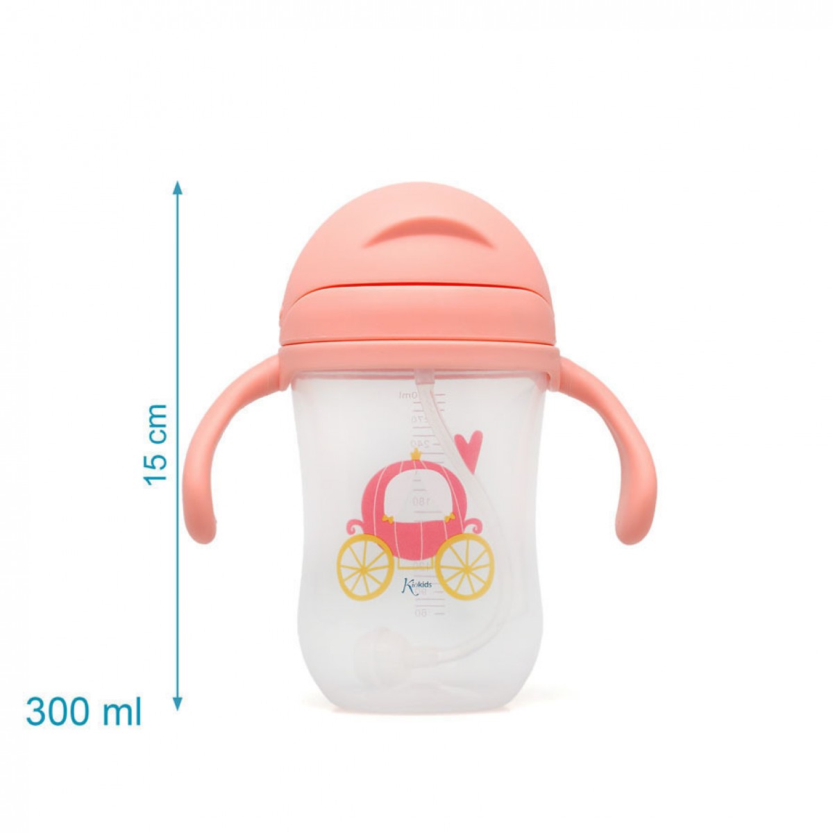 Παγούρι με Λαβές  Princess 300ml.6+Μ