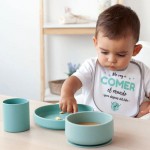 Σετ Φαγητού Σιλικόνης 3τμχ | Μέντα