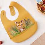 Σαλιάρα Σιλικόνης Λιονταράκι  4m+