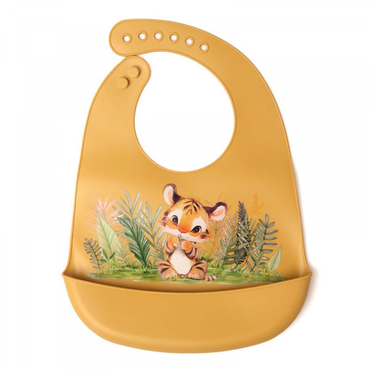 Σαλιάρα Σιλικόνης Λιονταράκι  4m+